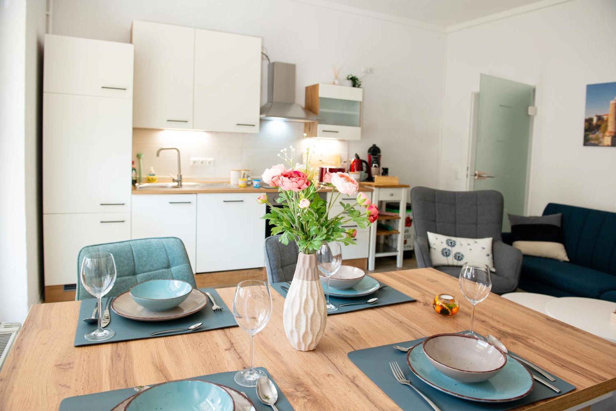 Savor Appartement 5 Personen 2 Schlafzimmer Babybett Netflix Balkon Zentrum Баутцен Экстерьер фото