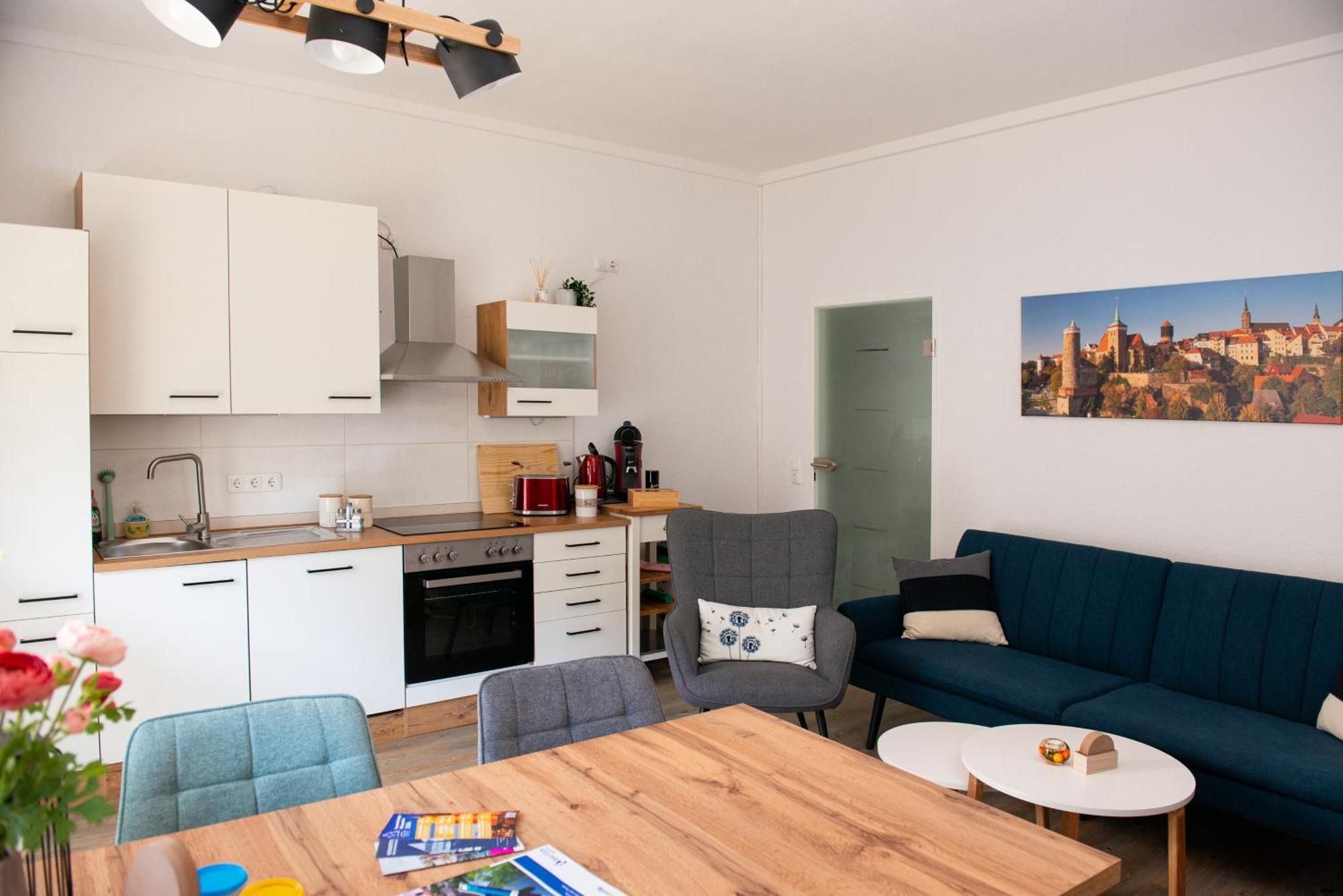 Savor Appartement 5 Personen 2 Schlafzimmer Babybett Netflix Balkon Zentrum Баутцен Экстерьер фото