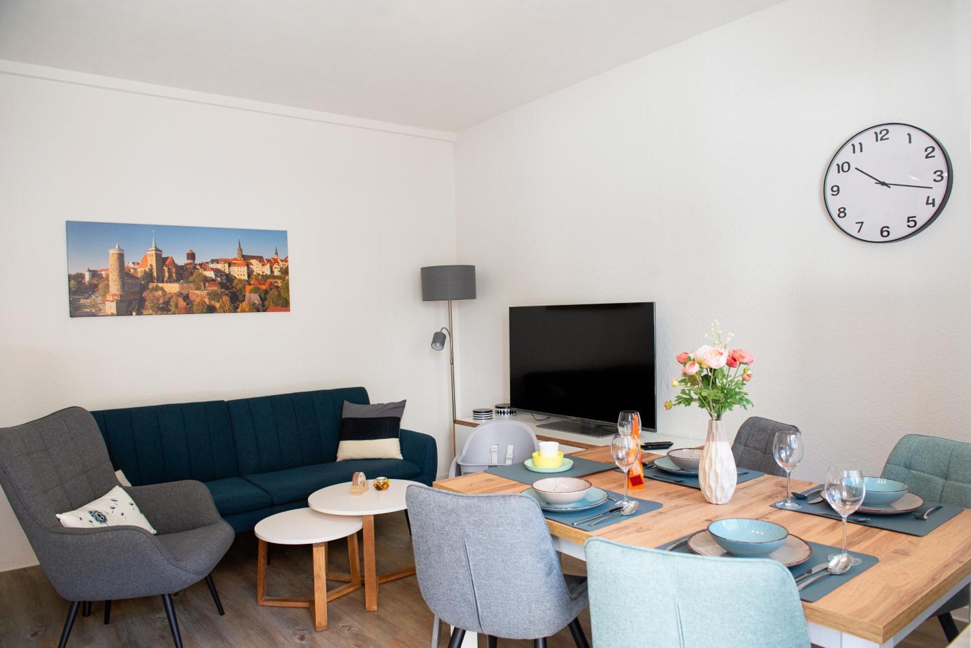 Savor Appartement 5 Personen 2 Schlafzimmer Babybett Netflix Balkon Zentrum Баутцен Экстерьер фото